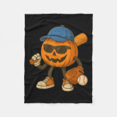Soky Jack O Lantern Baseball Halloween Costumes Me Fleece Deken (Voorkant)