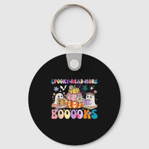 Soky Lees Meer Boooooks Schattig Geest Pompoen Lez Sleutelhanger