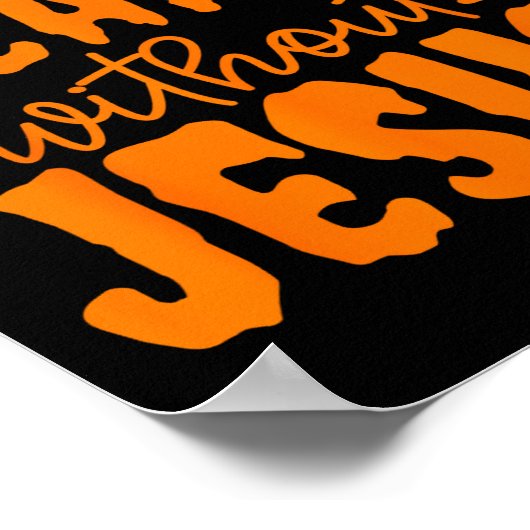 Soky Life Is Y Without Jesus Christian Halloween Poster (Hoek)