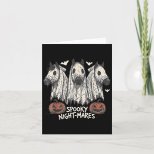 Soky Night-mares Halloween Horse Ghost Funny Soky Kaart