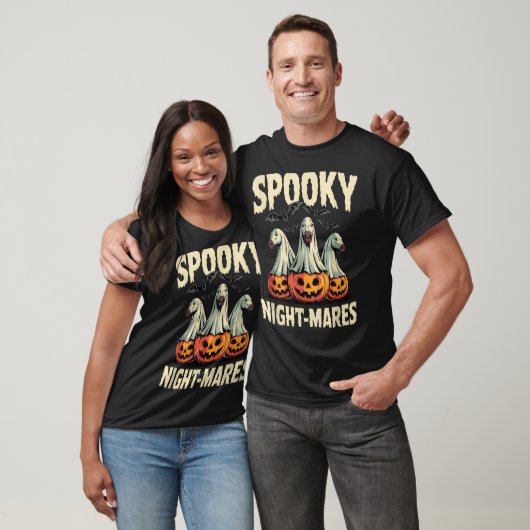 Soky Night-mares Halloween Horse T-shirt (Unisex)