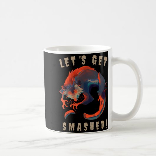 Soky Ossum S Let's Get Smashed Creepy Gift Koffiemok (Rechts)