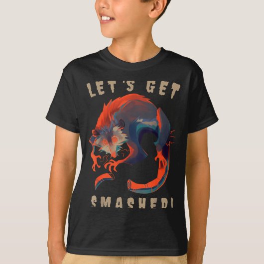 Soky Ossum S Let's Get Smashed Creepy Gift T-shirt (Voorkant)