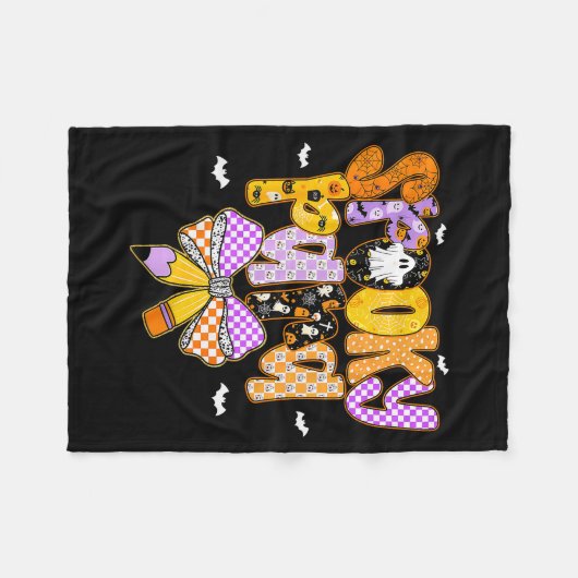 Soky Para Halloween Costume Paraprofessional Coque Fleece Deken (Voorkant (Horizontaal))