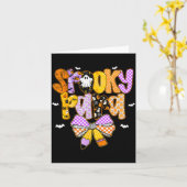 Soky Para Halloween Costume Paraprofessional Coque Kaart (Gele Bloem)