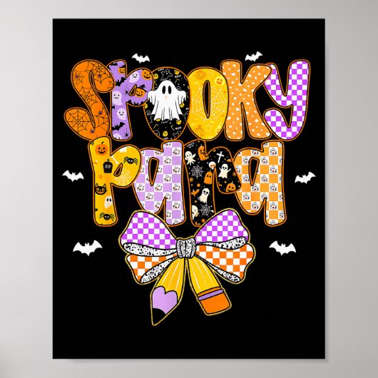 Soky Para Halloween Costume Paraprofessional Coque Poster (Voorkant)
