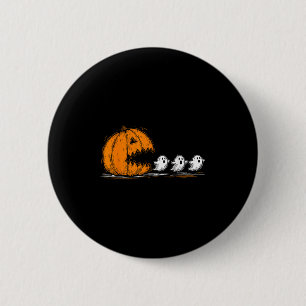 Soky Pompoen Jachtige Schattige Geesten Halloween  Ronde Button 5,7 Cm