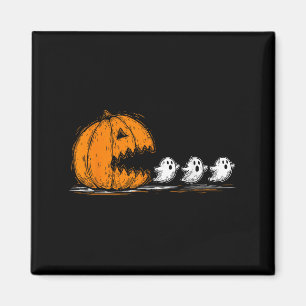 Soky Pumpkin Chasing Schattige Ghosts Halloween Pa Magneet