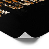 Soky Season Floral Ghost Halloween Fall Vibes Soky Poster (Hoek)