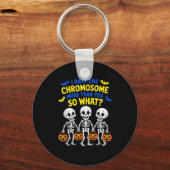 Soky Skeleton Down Syndrome Awareness Extra Chromo Sleutelhanger (Voorkant)