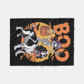 Soky Springer Costume English Springer Spaniel Hal Fleece Deken (Voorkant (Horizontaal))