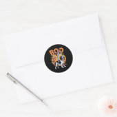 Soky Springer Kostuum Engelse Springer Spaniel Hal Ronde Sticker (Envelop)