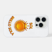 Sol Brillo Sola iPhone Case – Inspirational Logo P Hoesje (Achterkant horizontaal)