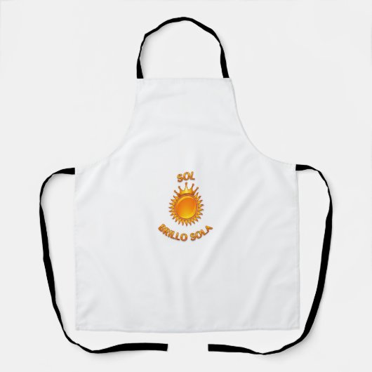 Sol Brillo Sola Logo Apron – Stylish Kitchen & Coo Schort (Voorkant)