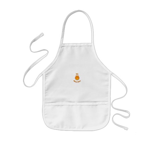 Sol Brillo Sola Logo Apron – Stylish Sun Design Ki Kinder Schort (Voorkant)