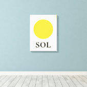 SOL CANVAS AFDRUK (Insitu (Houten vloer))