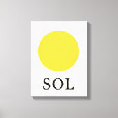 SOL CANVAS AFDRUK (Voorkant)