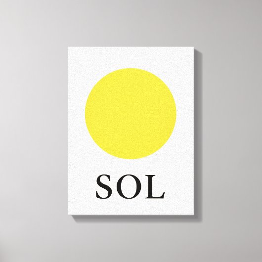 SOL CANVAS AFDRUK (Voorkant)