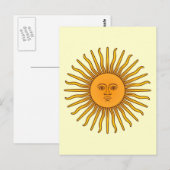 Sol de Mayo Briefkaart (Voorkant / Achterkant)
