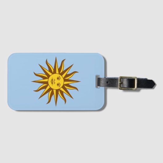 Sol de Mayo - URUGUAY Bagagelabel (Voorkant (horizontaal))