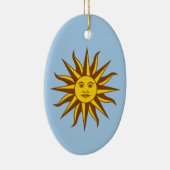 Sol de Mayo - URUGUAY Keramisch Ornament (Rechts)