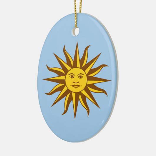 Sol de Mayo - URUGUAY Keramisch Ornament (Links)