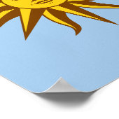 Sol de Mayo - URUGUAY Poster (Hoek)