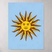 Sol de Mayo - URUGUAY Poster (Voorkant)