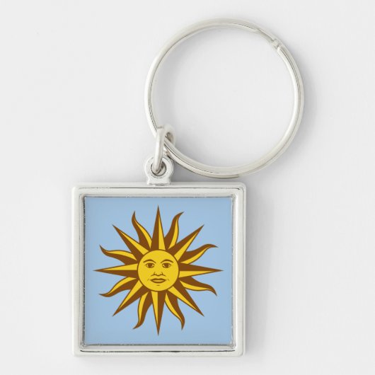Sol de Mayo - URUGUAY Sleutelhanger (Voorkant)