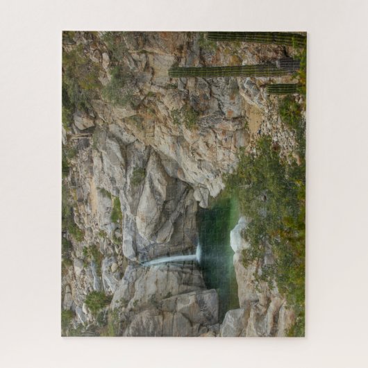 Sol de Mayo Waterfall | Santiago, Mexico Legpuzzel (Verticaal)