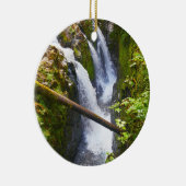 Sol Duc Falls I at Olympic National Park Keramisch Ornament (Rechts)