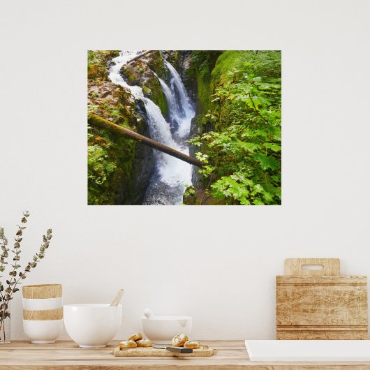 Sol Duc Falls I at Olympic National Park Poster (Keuken)