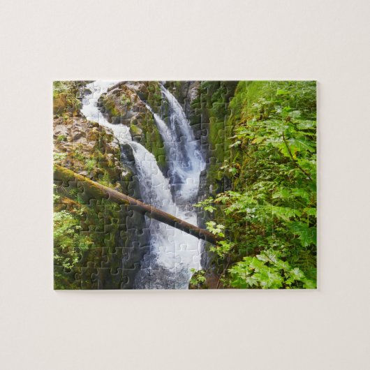 Sol Duc Falls I in Olympic National Park Legpuzzel (Horizontaal)