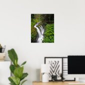 Sol Duc Falls in Olympic National Park in Poster (Thuiskantoor)
