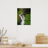 Sol Duc Falls in Olympic National Park in Poster (Keuken)