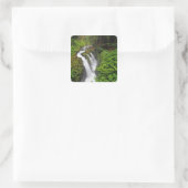 Sol Duc Falls in Olympic National Park in Vierkante Sticker (Tas)
