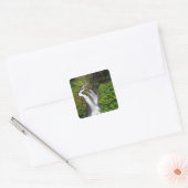 Sol Duc Falls in Olympic National Park in Vierkante Sticker (Envelop)