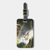 Sol Duc Falls Olympic National Square Tile Bagagelabel (Voorkant verticaal)