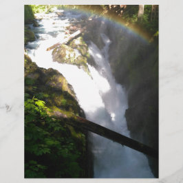 Sol Duc Herfsten Olympisch Nationaal Square Tile