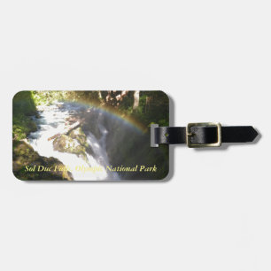 Sol Duc Herfsten Olympisch Nationaal Square Tile Bagagelabel