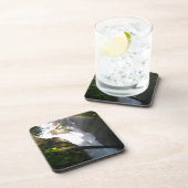 Sol Duc Herfsten Olympisch Nationaal Square Tile Drankjes Onderzetter (Rechterzijde)