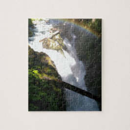 Sol Duc Herfsten Olympisch Nationaal Square Tile Legpuzzel
