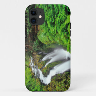Sol Duc-watervallen in Olympic National Park in iPhone 11 Hoesje