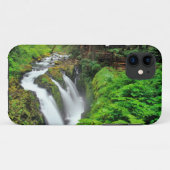 Sol Duc-watervallen in Olympic National Park in Case-Mate iPhone Case (Achterkant (horizontaal))