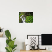 Sol Duc-watervallen in Olympic National Park in Poster (Thuiskantoor)