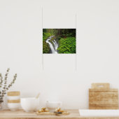 Sol Duc-watervallen in Olympic National Park in Poster (Keuken)