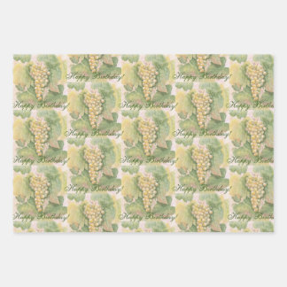 "Sol", "Grapevine" en "Birthday-ballons", papier Inpakpapier Vel