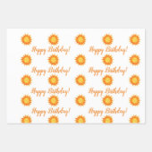 "Sol", "Grapevine" en "Birthday-ballons", papier Inpakpapier Vel (Voorkant)