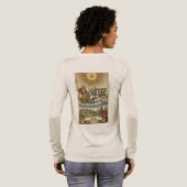 Sol Invictus: Het Gouden Sigil Tri-Blend Shirt (Achterkant)
