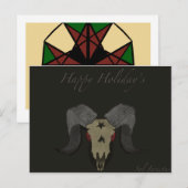 Sol Invictus Holiday Card Briefkaart (Voorkant / Achterkant)